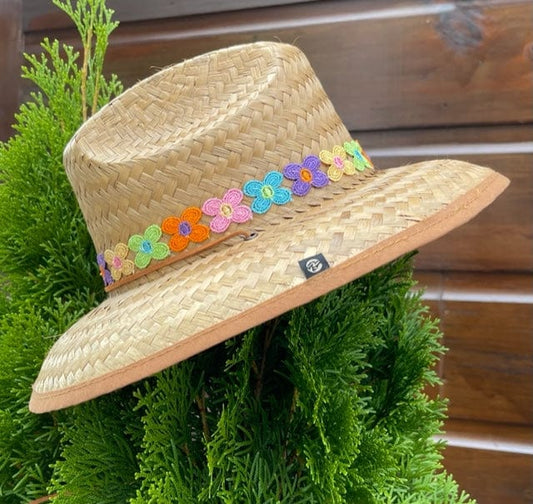Island Girl Sun Hat Island Girl Smaller Brim Pastel Butterfly Hat equestrian team apparel online tack store mobile tack store custom farm apparel custom show stable clothing equestrian lifestyle horse show clothing riding clothes horses equestrian tack store
