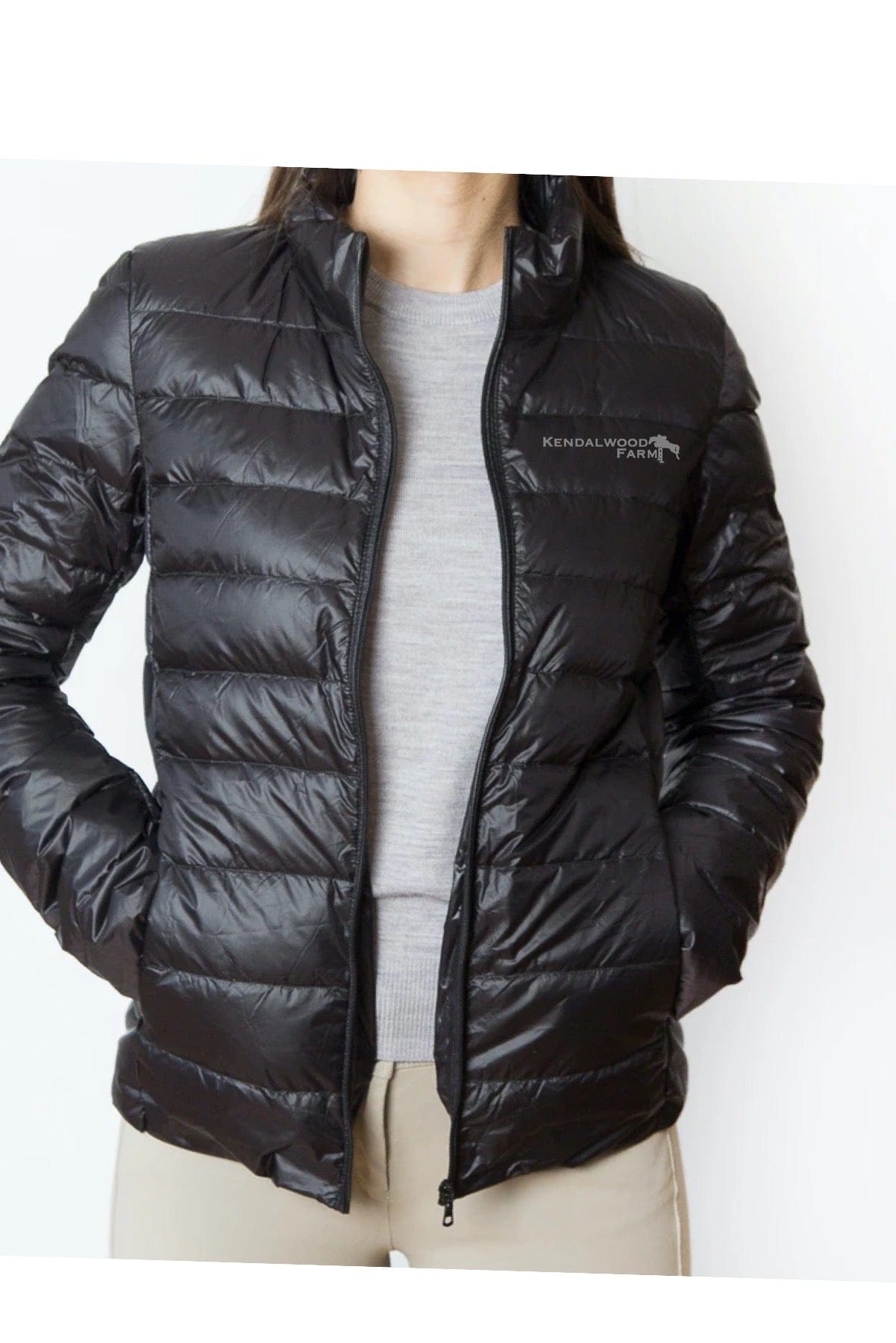 Equestrian Team Apparel Kendalwood Farm Puffy Vest and Jacket equestrian team apparel online tack store mobile tack store custom farm apparel custom show stable clothing equestrian lifestyle horse show clothing riding clothes horses equestrian tack store