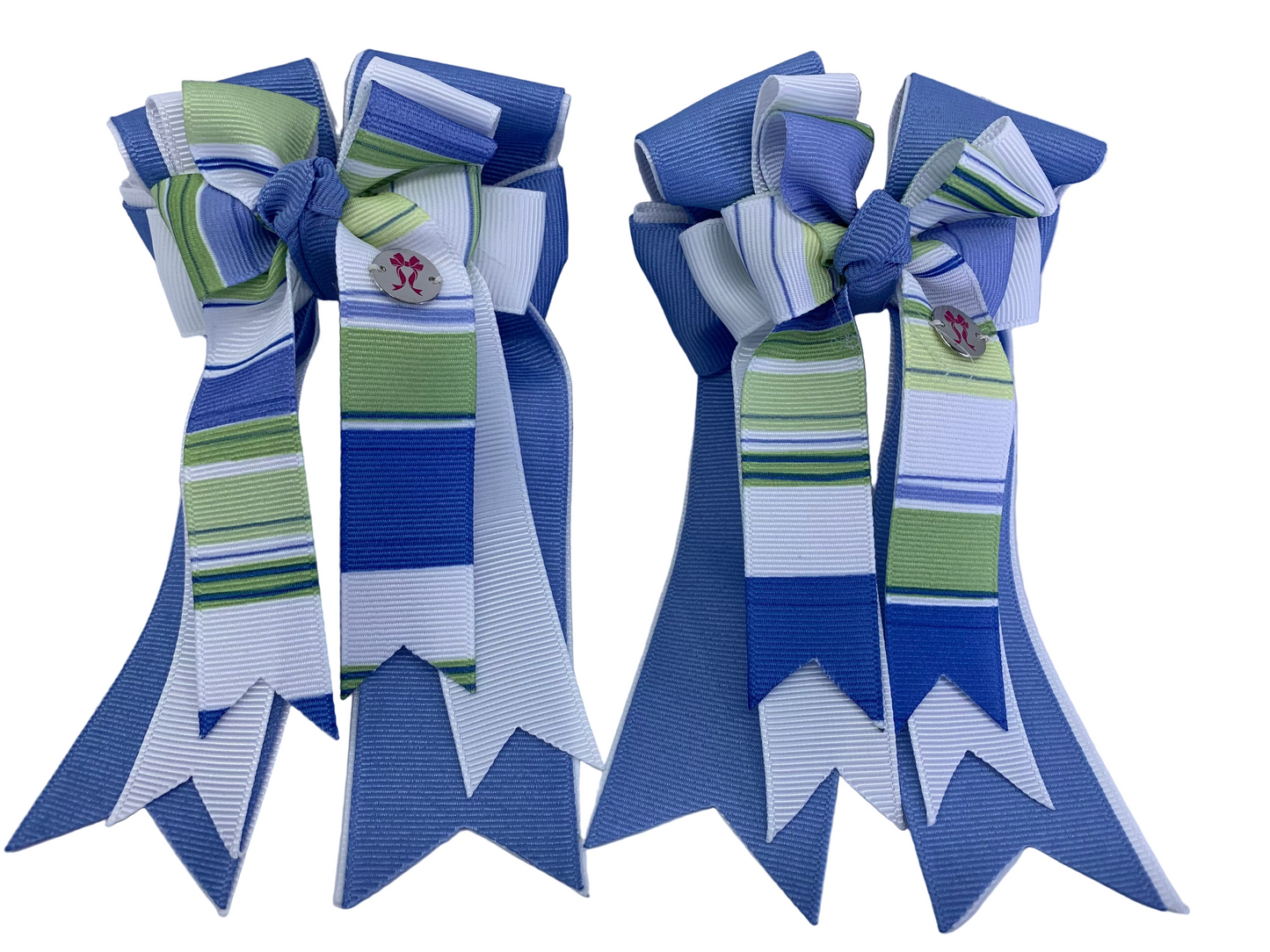 PonyTail Bows 3" Tails PonyTail Bows- Cool Shades Blue Bird equestrian team apparel online tack store mobile tack store custom farm apparel custom show stable clothing equestrian lifestyle horse show clothing riding clothes PonyTail Bows | Equestrian Hair Accessories horses equestrian tack store