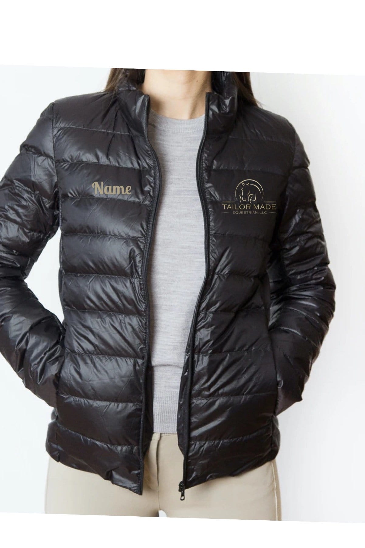 Equestrian Team Apparel Tailor Made Equestrian Puffy Jacket and Vest equestrian team apparel online tack store mobile tack store custom farm apparel custom show stable clothing equestrian lifestyle horse show clothing riding clothes horses equestrian tack store