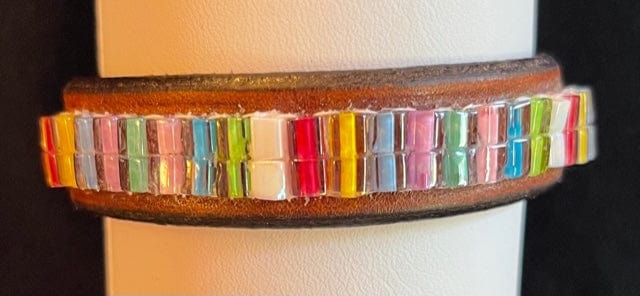 Equestrian Team Apparel Just Fur Fun Leather Bracelet-Ice Cream Parlor equestrian team apparel online tack store mobile tack store custom farm apparel custom show stable clothing equestrian lifestyle horse show clothing riding clothes horses equestrian tack store