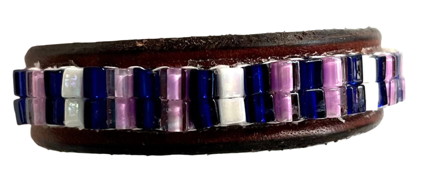 Equestrian Team Apparel Accessory Just Fur Fun Leather Bracelet- Just World equestrian team apparel online tack store mobile tack store custom farm apparel custom show stable clothing equestrian lifestyle horse show clothing riding clothes horses equestrian tack store