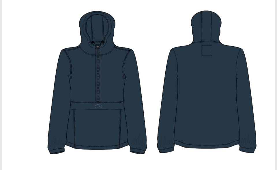 Chestnut Bay rain coat CB Rainy Day Pullover equestrian team apparel online tack store mobile tack store custom farm apparel custom show stable clothing equestrian lifestyle horse show clothing riding clothes horses equestrian tack store