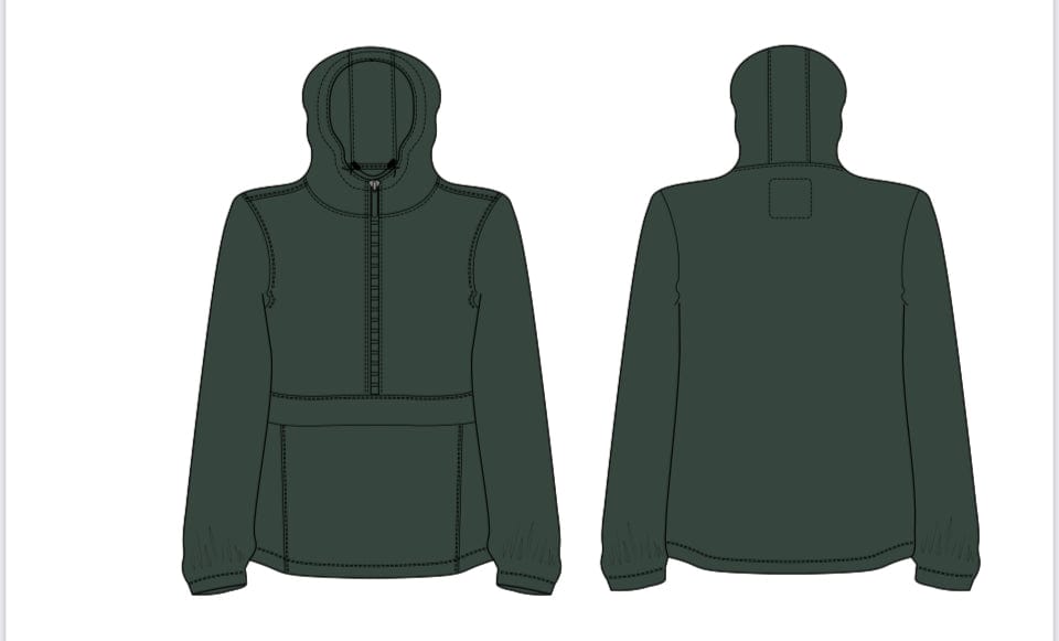 Chestnut Bay rain coat XS / Forest CB Rainy Day Pullover equestrian team apparel online tack store mobile tack store custom farm apparel custom show stable clothing equestrian lifestyle horse show clothing riding clothes horses equestrian tack store