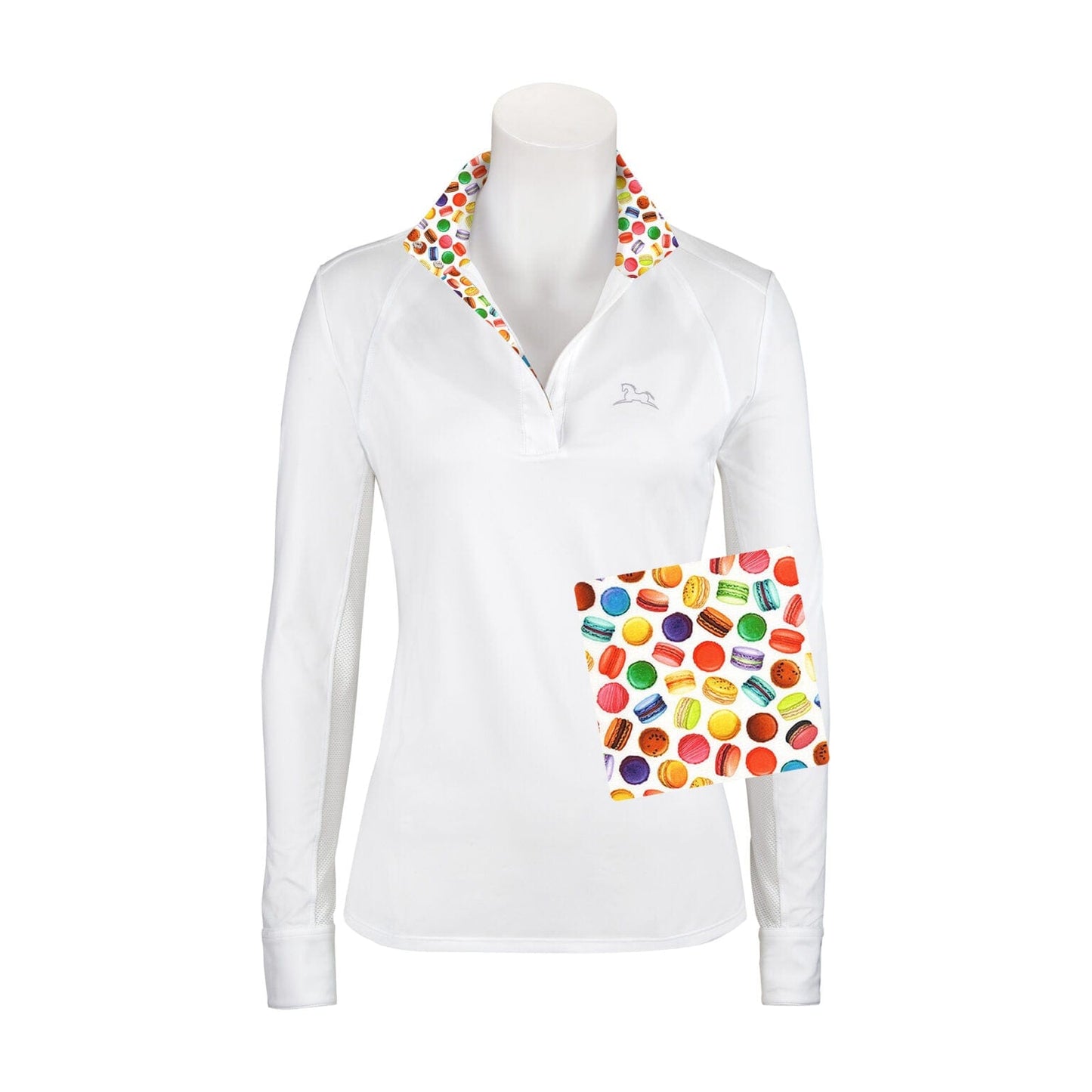 RJ Classics Show Shirt Maddie Show Shirt - Macarons equestrian team apparel online tack store mobile tack store custom farm apparel custom show stable clothing equestrian lifestyle horse show clothing riding clothes horses equestrian tack store