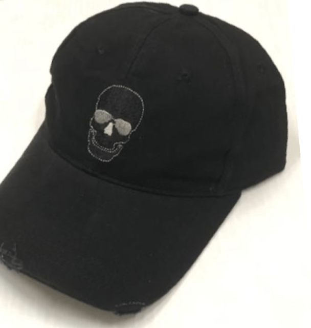 Equestrian Team Apparel Baseball Caps Skull - Black/Grey Baseball Caps with Fun Sayings equestrian team apparel online tack store mobile tack store custom farm apparel custom show stable clothing equestrian lifestyle horse show clothing riding clothes horses equestrian tack store