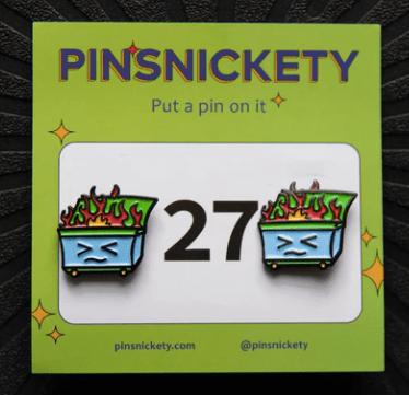 Pinsnickety Dumpster Fire Pinsnickety equestrian team apparel online tack store mobile tack store custom farm apparel custom show stable clothing equestrian lifestyle horse show clothing riding clothes horses equestrian tack store