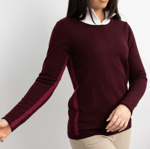 Lucky Strike Top In Burgundy (Online Exclusive) – Uptown Boutique