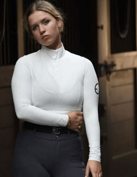 EquestrianClub Training Shirt EquestrianClub- LENNA Show Top equestrian team apparel online tack store mobile tack store custom farm apparel custom show stable clothing equestrian lifestyle horse show clothing riding clothes horses equestrian tack store