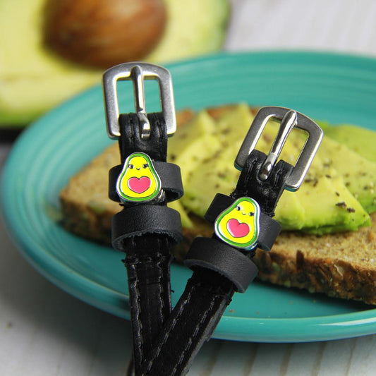 ManeJane Black Spur Straps Happy Avocado equestrian team apparel online tack store mobile tack store custom farm apparel custom show stable clothing equestrian lifestyle horse show clothing riding clothes horses equestrian tack store