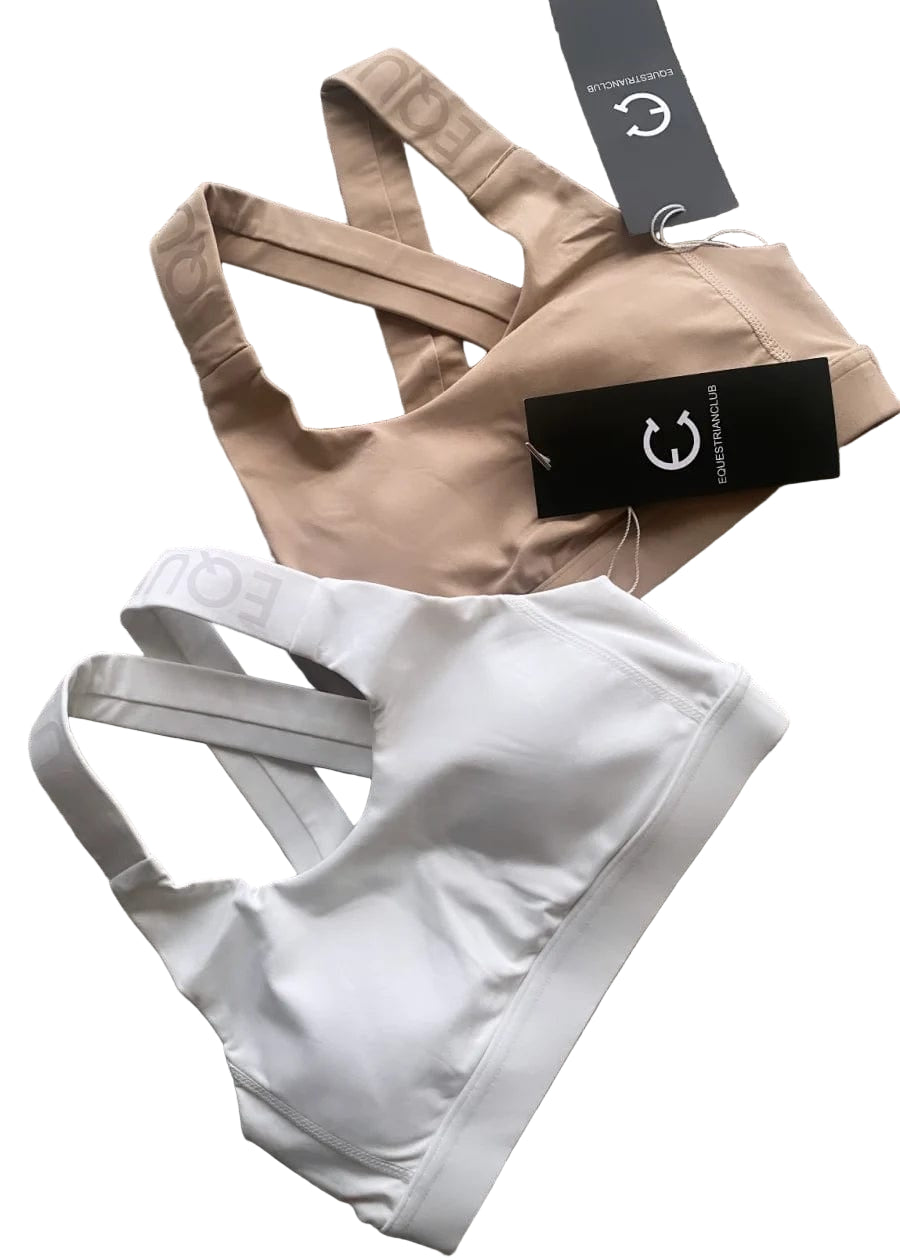 EquestrianClub Bras EquestrianClub LOGO Sports Bra equestrian team apparel online tack store mobile tack store custom farm apparel custom show stable clothing equestrian lifestyle horse show clothing riding clothes horses equestrian tack store