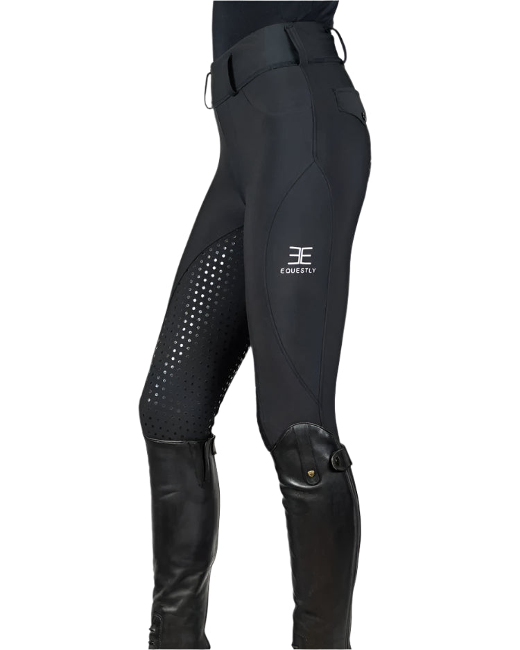 Equestly Women's pants Equestly Lux GripTEQ Riding Pants - Charcoal equestrian team apparel online tack store mobile tack store custom farm apparel custom show stable clothing equestrian lifestyle horse show clothing riding clothes horses equestrian tack store