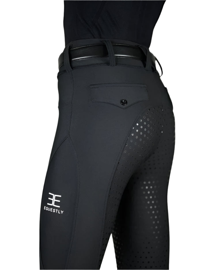 Equestly Women's pants Equestly Lux GripTEQ Riding Pants - Charcoal equestrian team apparel online tack store mobile tack store custom farm apparel custom show stable clothing equestrian lifestyle horse show clothing riding clothes horses equestrian tack store