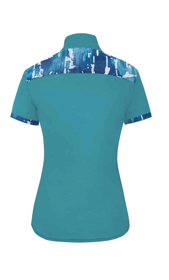 RJ Classics Training Shirt Maya Maui Blue Short Sleeve Training Shirt - RJ Classics equestrian team apparel online tack store mobile tack store custom farm apparel custom show stable clothing equestrian lifestyle horse show clothing riding clothes horses equestrian tack store