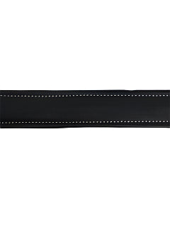 Equestrian Team Apparel Belt Padded Leather Belts - Black/Black equestrian team apparel online tack store mobile tack store custom farm apparel custom show stable clothing equestrian lifestyle horse show clothing riding clothes horses equestrian tack store