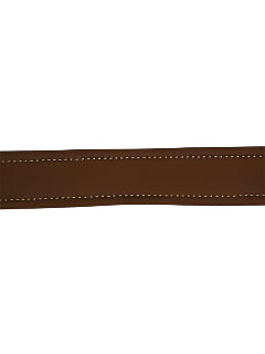 Equestrian Team Apparel Belt Padded Leather Belts - Chocolate Brown/Natural Tan equestrian team apparel online tack store mobile tack store custom farm apparel custom show stable clothing equestrian lifestyle horse show clothing riding clothes horses equestrian tack store