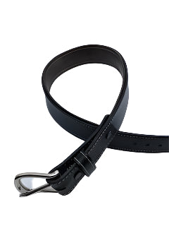 Equestrian Team Apparel Belt Padded Leather Belts - Black/Chocolate Brown equestrian team apparel online tack store mobile tack store custom farm apparel custom show stable clothing equestrian lifestyle horse show clothing riding clothes horses equestrian tack store
