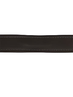 Equestrian Team Apparel Belt Padded Leather Belts - Black/Chocolate Brown equestrian team apparel online tack store mobile tack store custom farm apparel custom show stable clothing equestrian lifestyle horse show clothing riding clothes horses equestrian tack store