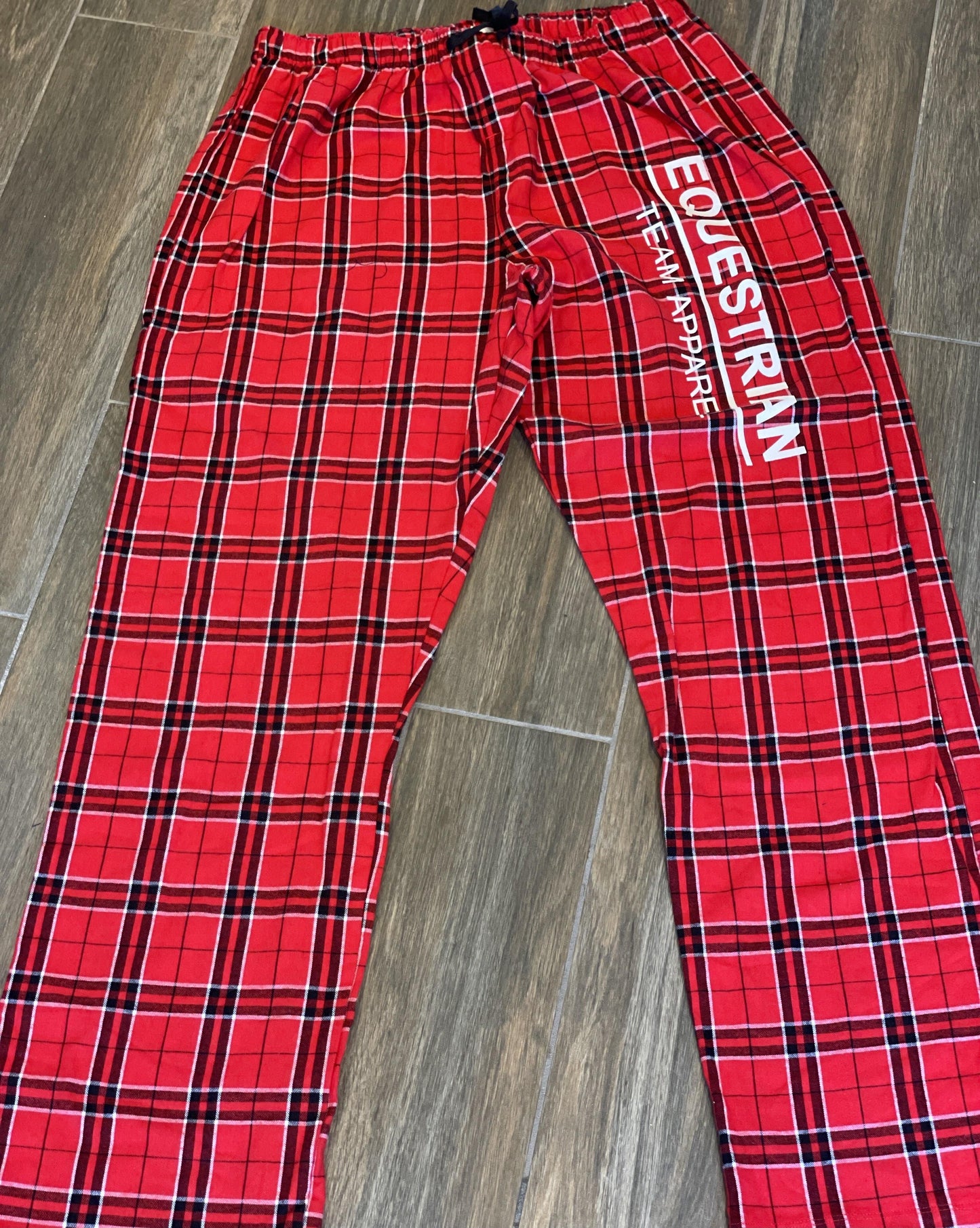 Equestrian Team Apparel Women's Sweat Shirt ETA Plaid Flannel Sweat Pants equestrian team apparel online tack store mobile tack store custom farm apparel custom show stable clothing equestrian lifestyle horse show clothing riding clothes horses equestrian tack store