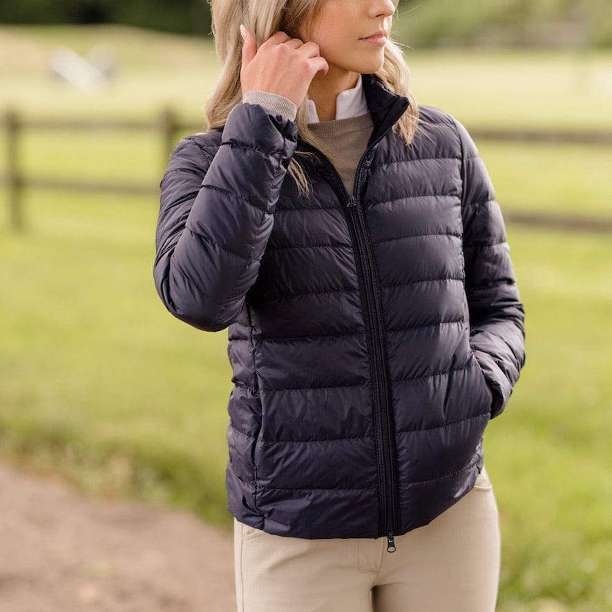TKEQ coats and Jackets TKEQ- EZ Packable Down Jacket Matte Navy equestrian team apparel online tack store mobile tack store custom farm apparel custom show stable clothing equestrian lifestyle horse show clothing riding clothes horses equestrian tack store