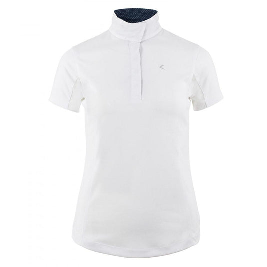 Horze Sunshirt US 4 (EU 34) / White Horze Women's Blaire Show Sun Shirt - Short-Sleeved equestrian team apparel online tack store mobile tack store custom farm apparel custom show stable clothing equestrian lifestyle horse show clothing riding clothes horses equestrian tack store
