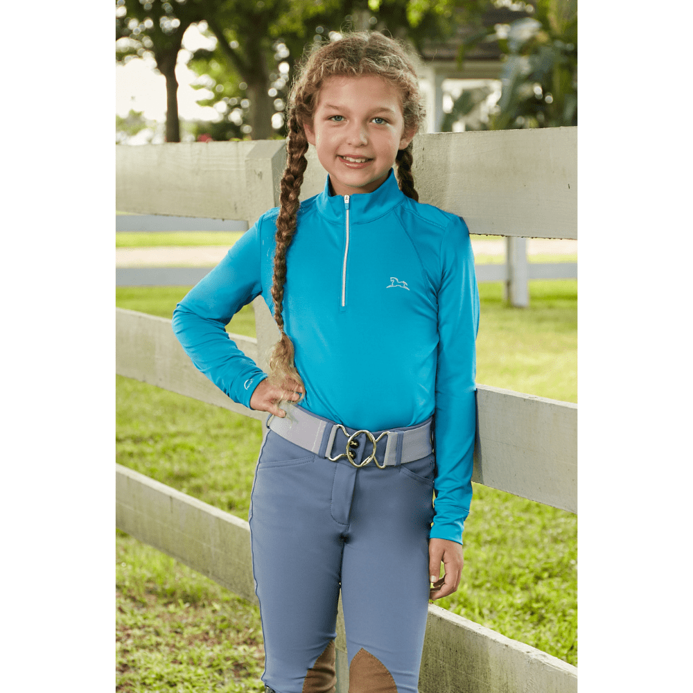 RJ Classics Training Shirt Sienna Jr Training Shirt - Peacock equestrian team apparel online tack store mobile tack store custom farm apparel custom show stable clothing equestrian lifestyle horse show clothing riding clothes horses equestrian tack store