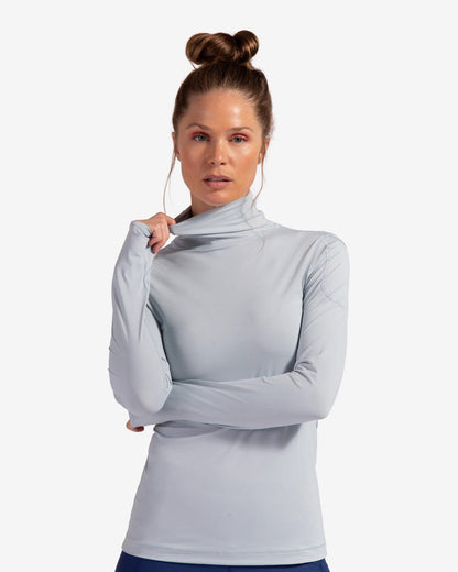 BloqUV Sunshirt BloqUV - Women's Long Sleeve Turtleneck equestrian team apparel online tack store mobile tack store custom farm apparel custom show stable clothing equestrian lifestyle horse show clothing riding clothes horses equestrian tack store
