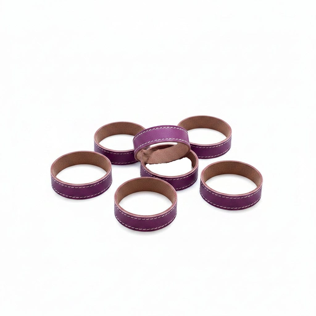 Equestrian Team Apparel Accessory Fuchsia / 6.75" Chuck Leather Bracelet equestrian team apparel online tack store mobile tack store custom farm apparel custom show stable clothing equestrian lifestyle horse show clothing riding clothes Chuck Leather Bracelet horses equestrian tack store