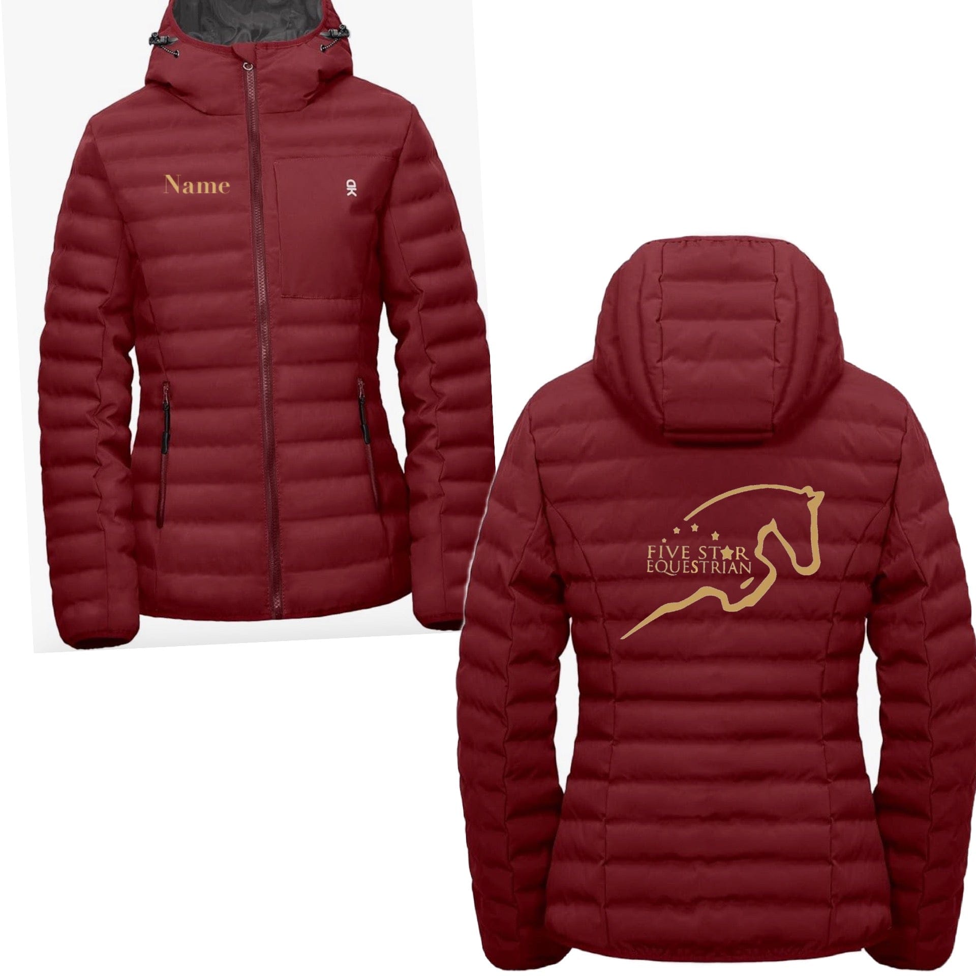 Equestrian Team Apparel Five Star Equestrian Ladies Puffy Jacket equestrian team apparel online tack store mobile tack store custom farm apparel custom show stable clothing equestrian lifestyle horse show clothing riding clothes horses equestrian tack store