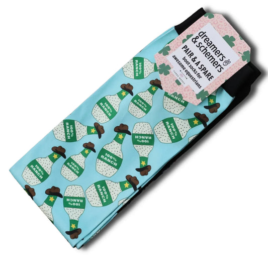 Dreamers & Schemers Socks Dreamers & Schemers- 100% Ranch equestrian team apparel online tack store mobile tack store custom farm apparel custom show stable clothing equestrian lifestyle horse show clothing riding clothes Dreamers & Schemers- 100% Ranch horses equestrian tack store