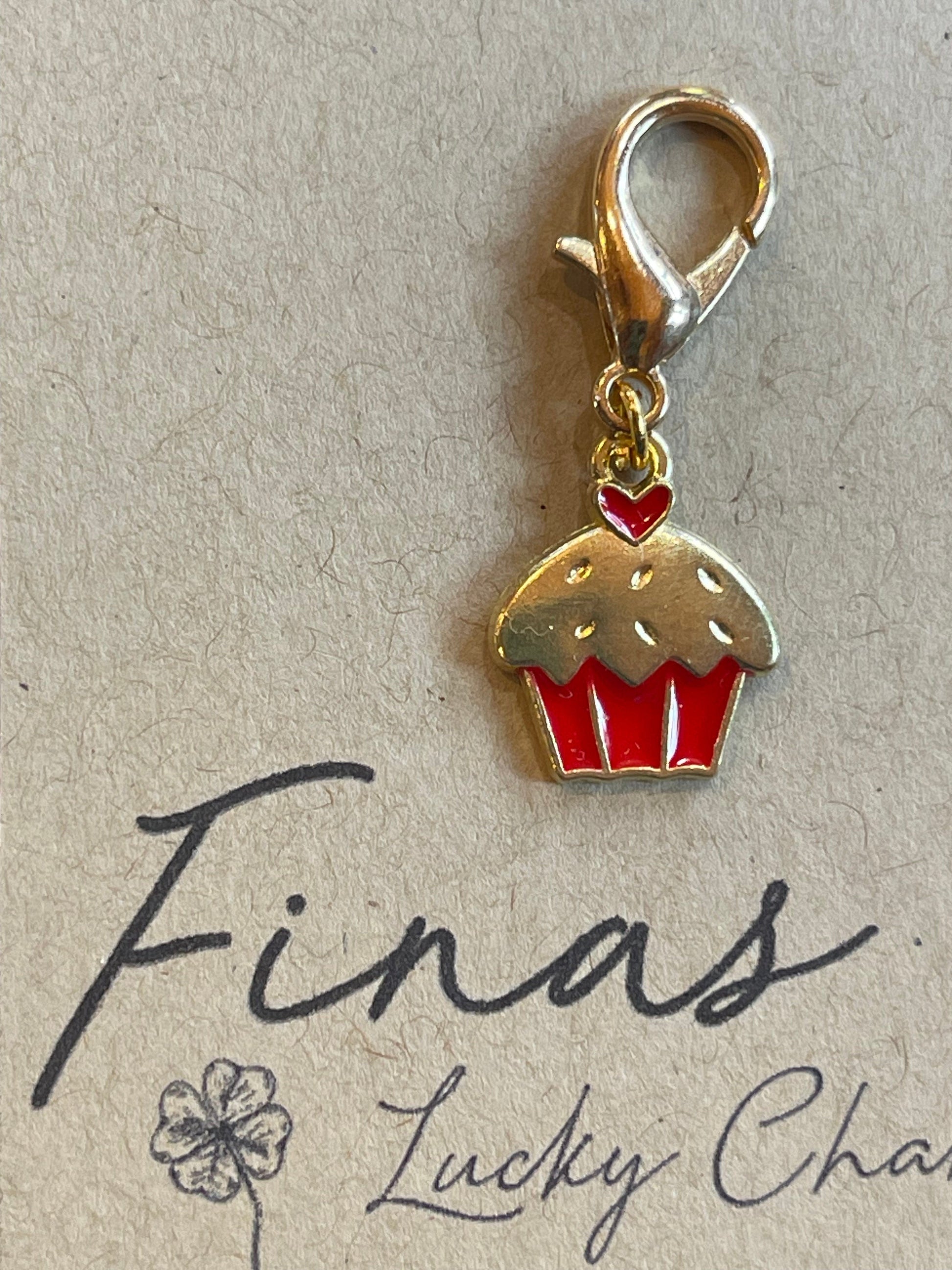 Fina's Lucky Charm charm Cupcake Fina's Lucky Charm equestrian team apparel online tack store mobile tack store custom farm apparel custom show stable clothing equestrian lifestyle horse show clothing riding clothes horses equestrian tack store