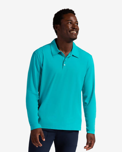 BloqUV Sunshirt BloqUV- Long Sleeve Polo Collar Shirt Mens (2) equestrian team apparel online tack store mobile tack store custom farm apparel custom show stable clothing equestrian lifestyle horse show clothing riding clothes horses equestrian tack store