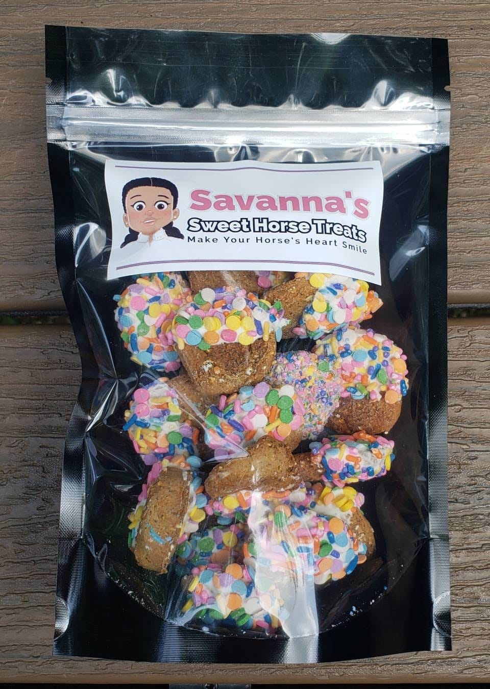 Savanna's Sweet Horse treats horse treats 9 oz Bag Sprinkles Savanna's Sweet Horse Treats- Lil Bites equestrian team apparel online tack store mobile tack store custom farm apparel custom show stable clothing equestrian lifestyle horse show clothing riding clothes Savanna's Sweet Horse Treats- Lil Bites horses equestrian tack store