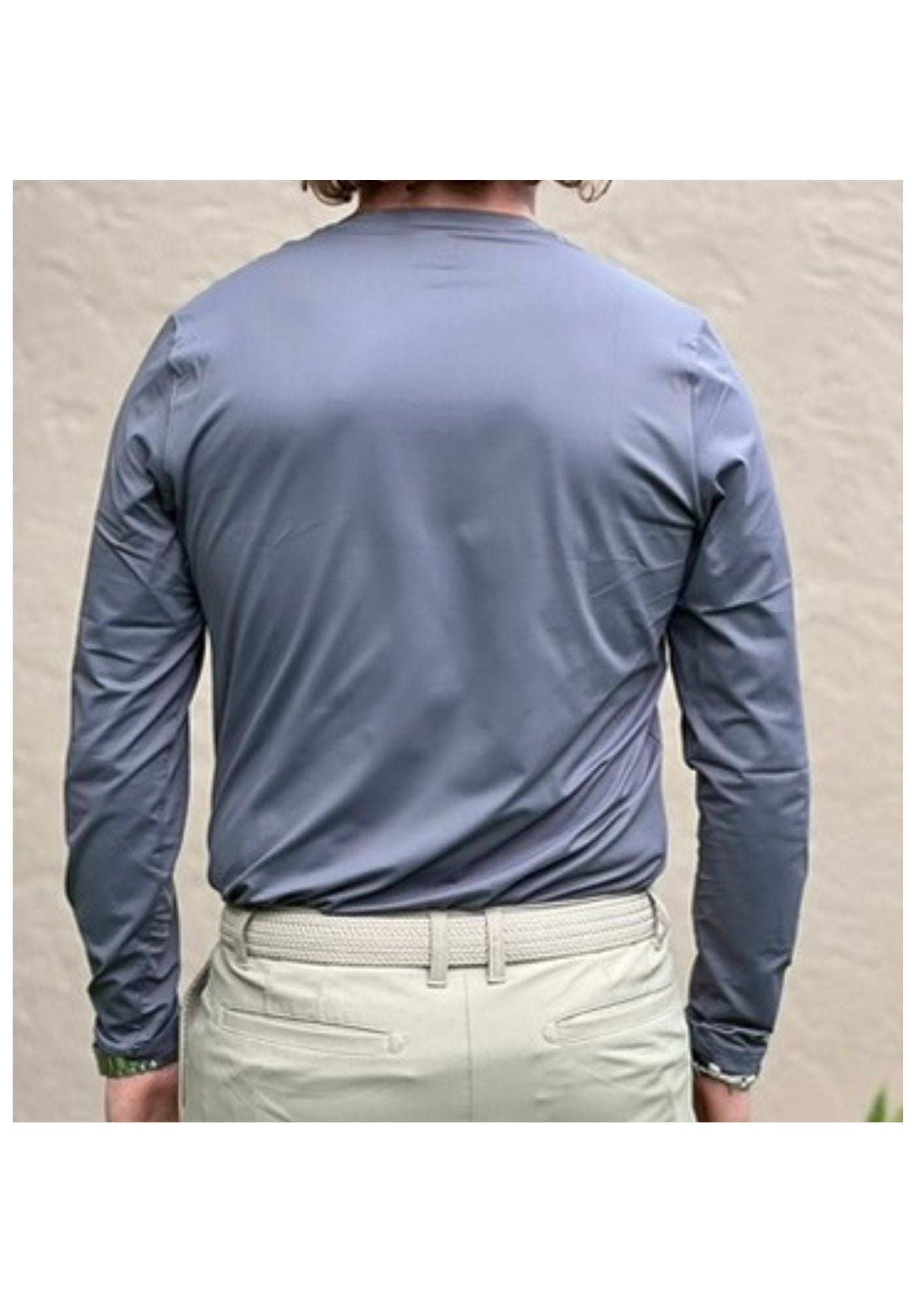 The Bit Equestrian Brand- Long Sleeve Crew Neck Tech Top (Men's)