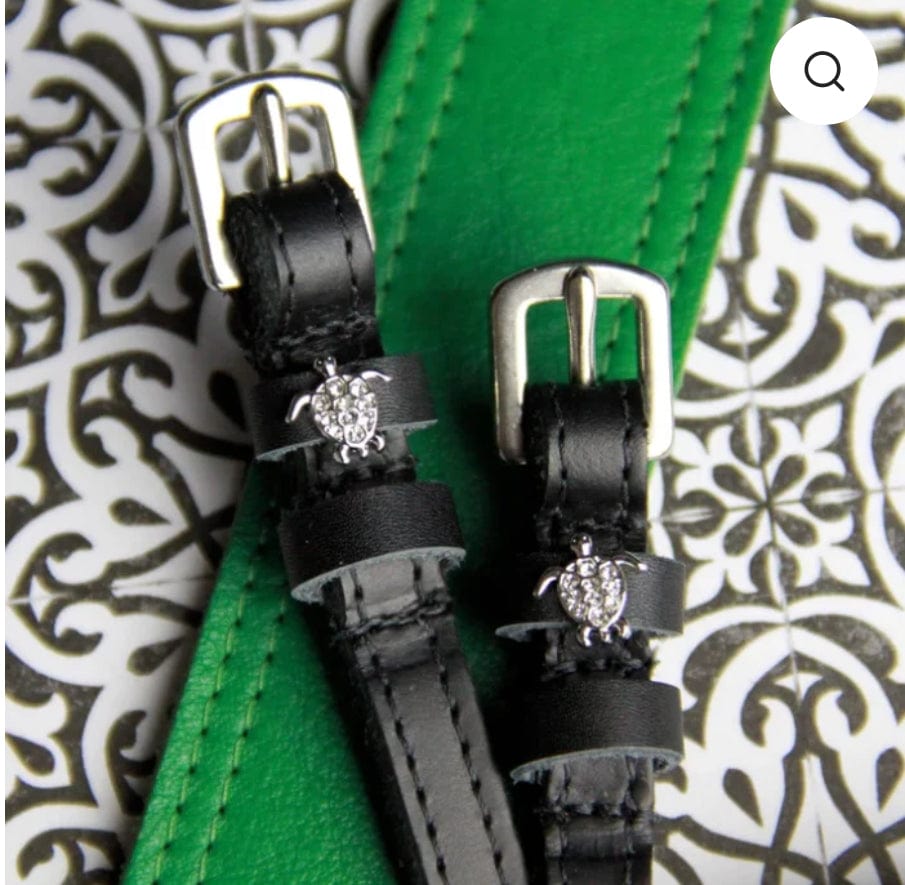 ManeJane Spur Straps Spur Straps- Sea Turtle (Bling) equestrian team apparel online tack store mobile tack store custom farm apparel custom show stable clothing equestrian lifestyle horse show clothing riding clothes horses equestrian tack store