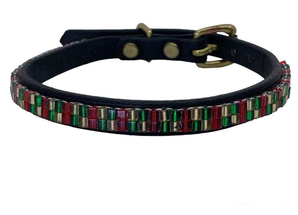 Just Fur Fun dog collar Glimmer / Black Just Fur Fun- Dog Collars (20”x 1" wide) equestrian team apparel online tack store mobile tack store custom farm apparel custom show stable clothing equestrian lifestyle horse show clothing riding clothes horses equestrian tack store