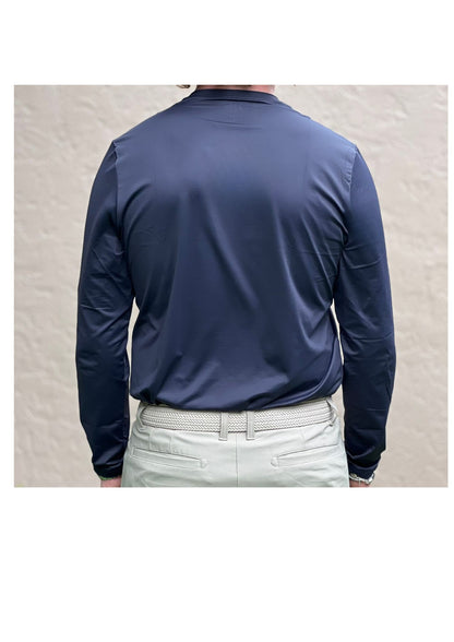 The Bit Equestrian Brand- Long Sleeve Crew Neck Tech Top (Men's)