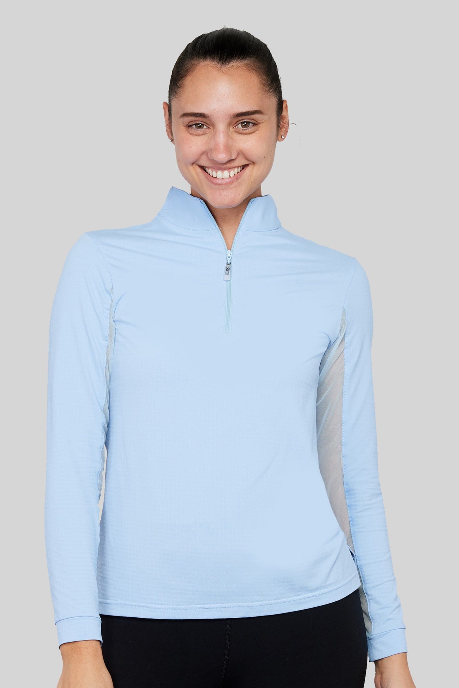 EIS Custom Team Shirts Powder Blue EIS- Sunshirts S equestrian team apparel online tack store mobile tack store custom farm apparel custom show stable clothing equestrian lifestyle horse show clothing riding clothes horses equestrian tack store