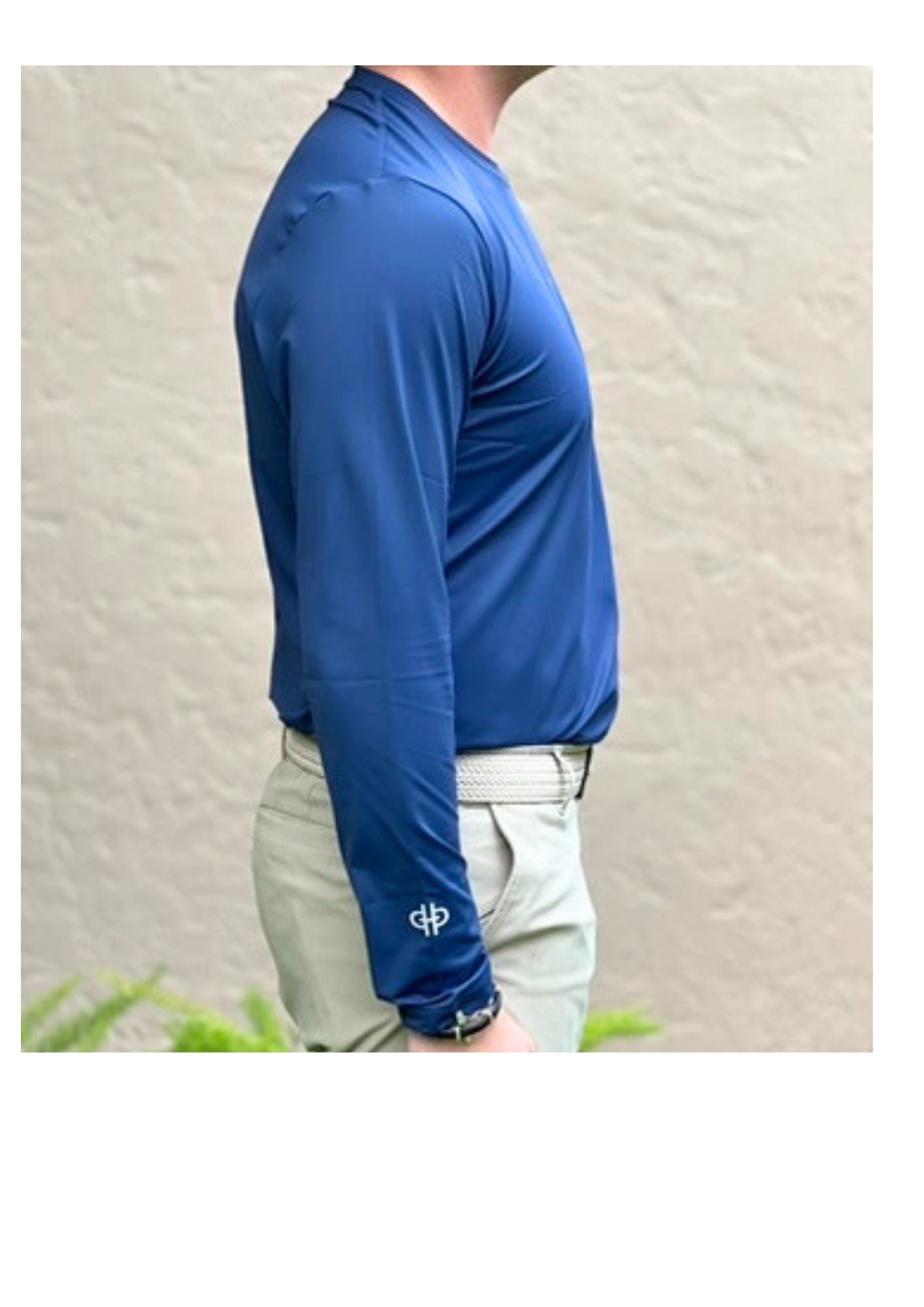 The Bit Equestrian Brand- Long Sleeve Crew Neck Tech Top (Men's)