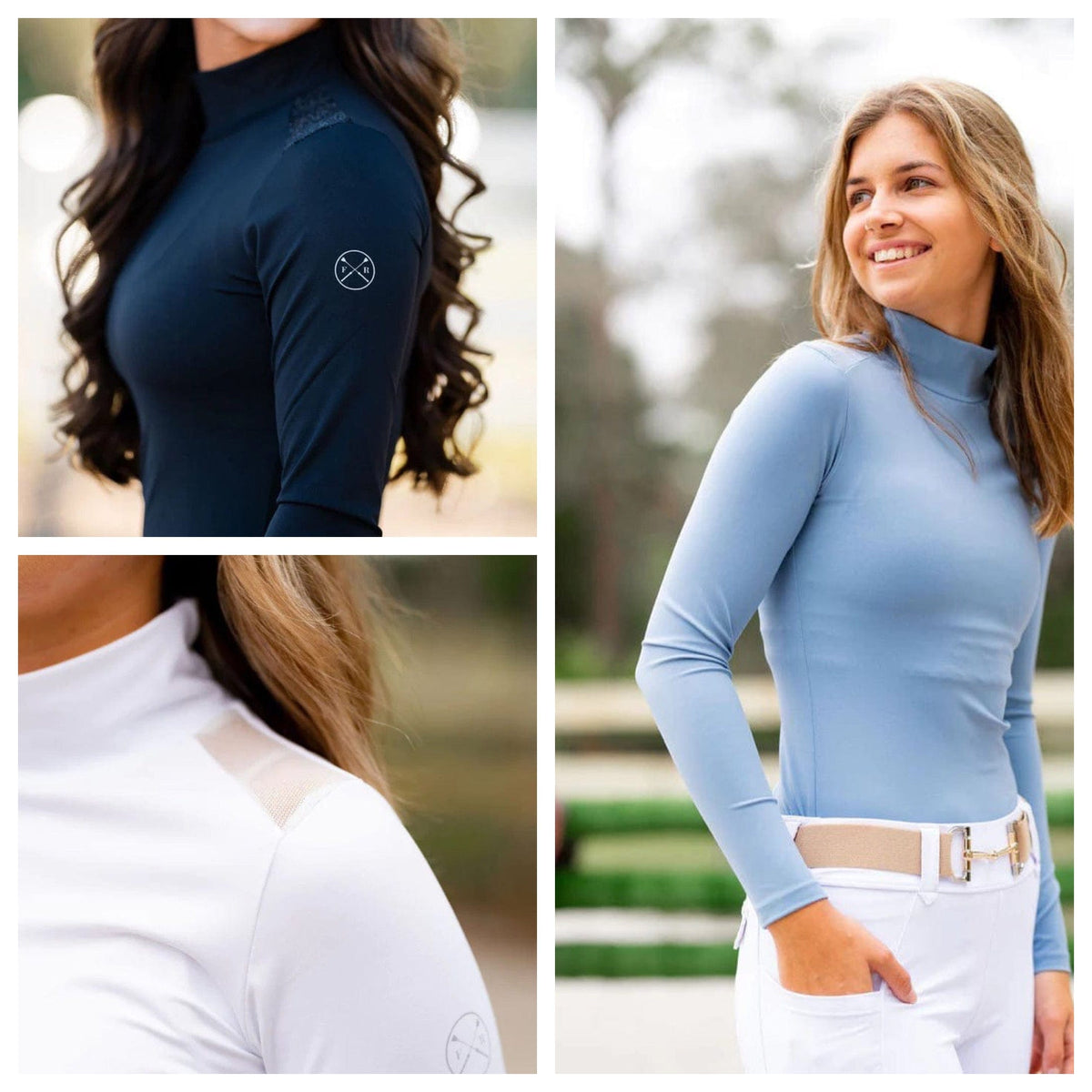 Free Ride Equestrian Competition Shirt Free Ride- Eliza Base Layer Shirt equestrian team apparel online tack store mobile tack store custom farm apparel custom show stable clothing equestrian lifestyle horse show clothing riding clothes horses equestrian tack store