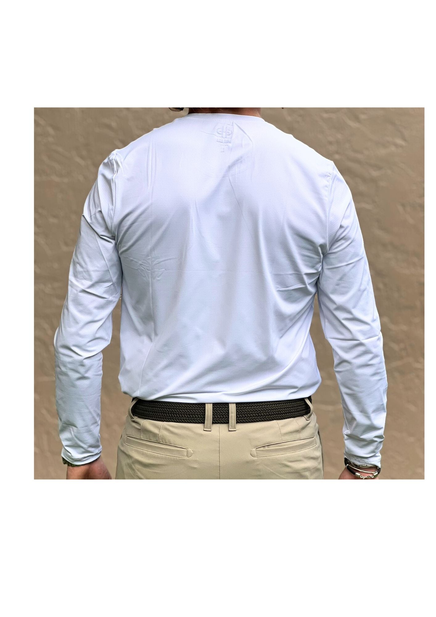 The Bit Equestrian Brand- Long Sleeve Crew Neck Tech Top (Men's)