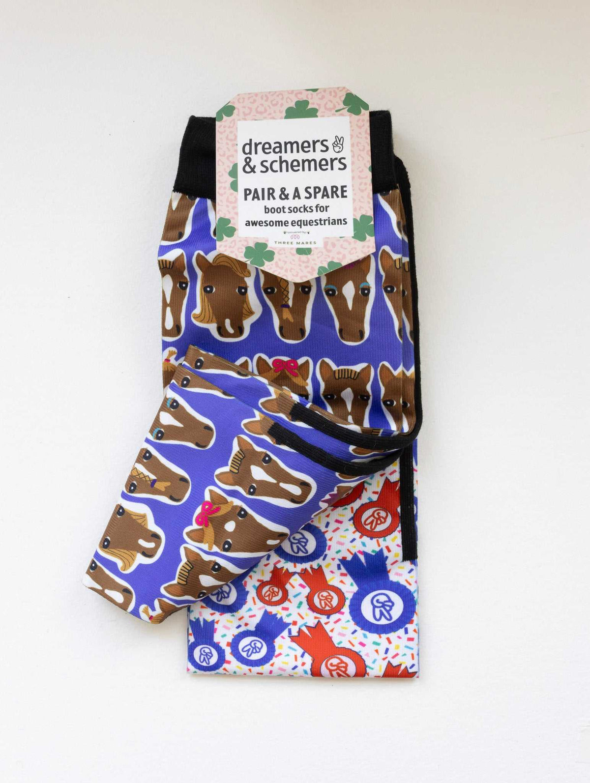 dreamers & schemers Boot Socks Dreamers & Schemers- Hairy Styles equestrian team apparel online tack store mobile tack store custom farm apparel custom show stable clothing equestrian lifestyle horse show clothing riding clothes Dreamers & Schemers- Hairy Styles horses equestrian tack store