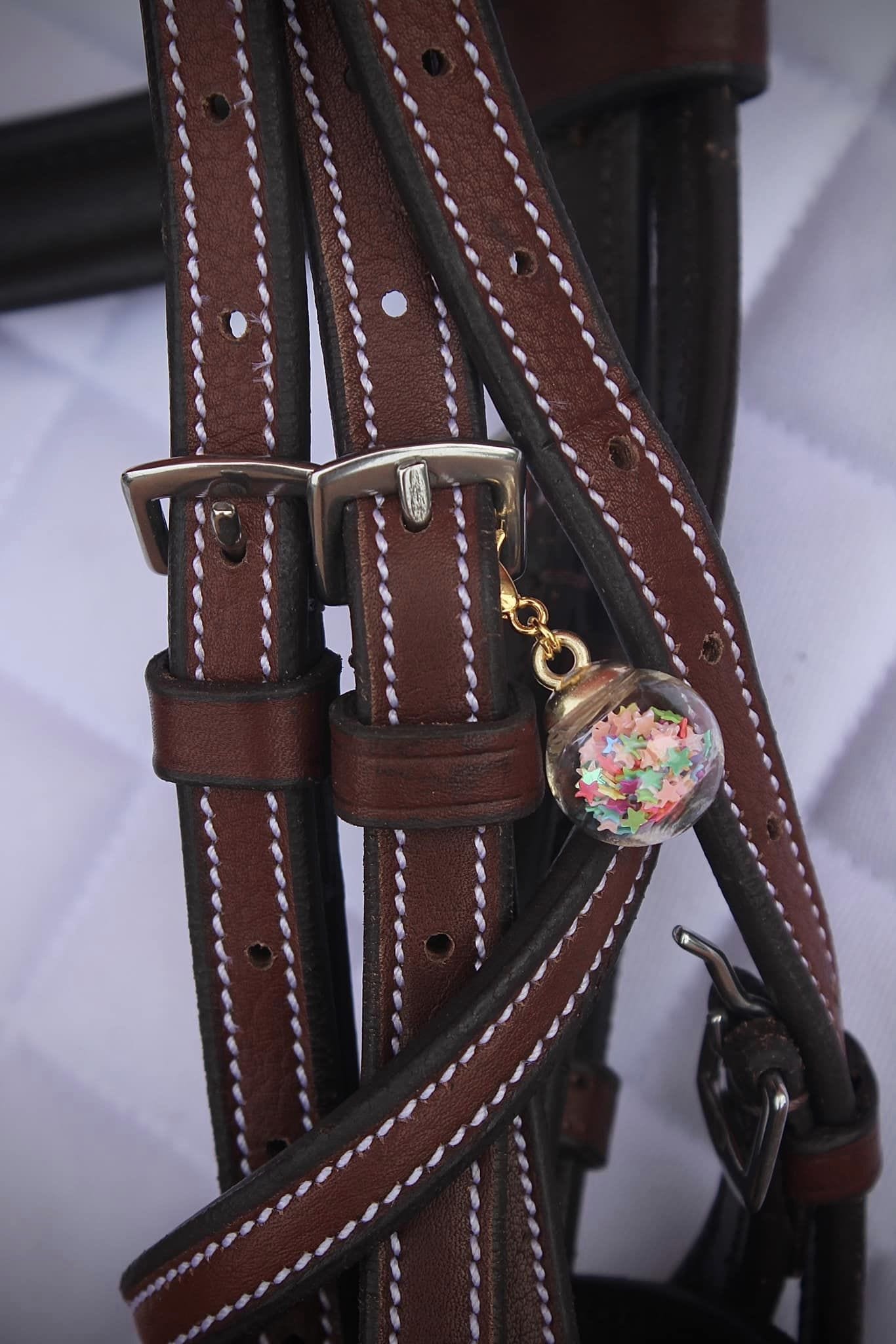 Fina's Lucky Charm charm Globe w/Stars Fina's Lucky Charm equestrian team apparel online tack store mobile tack store custom farm apparel custom show stable clothing equestrian lifestyle horse show clothing riding clothes horses equestrian tack store