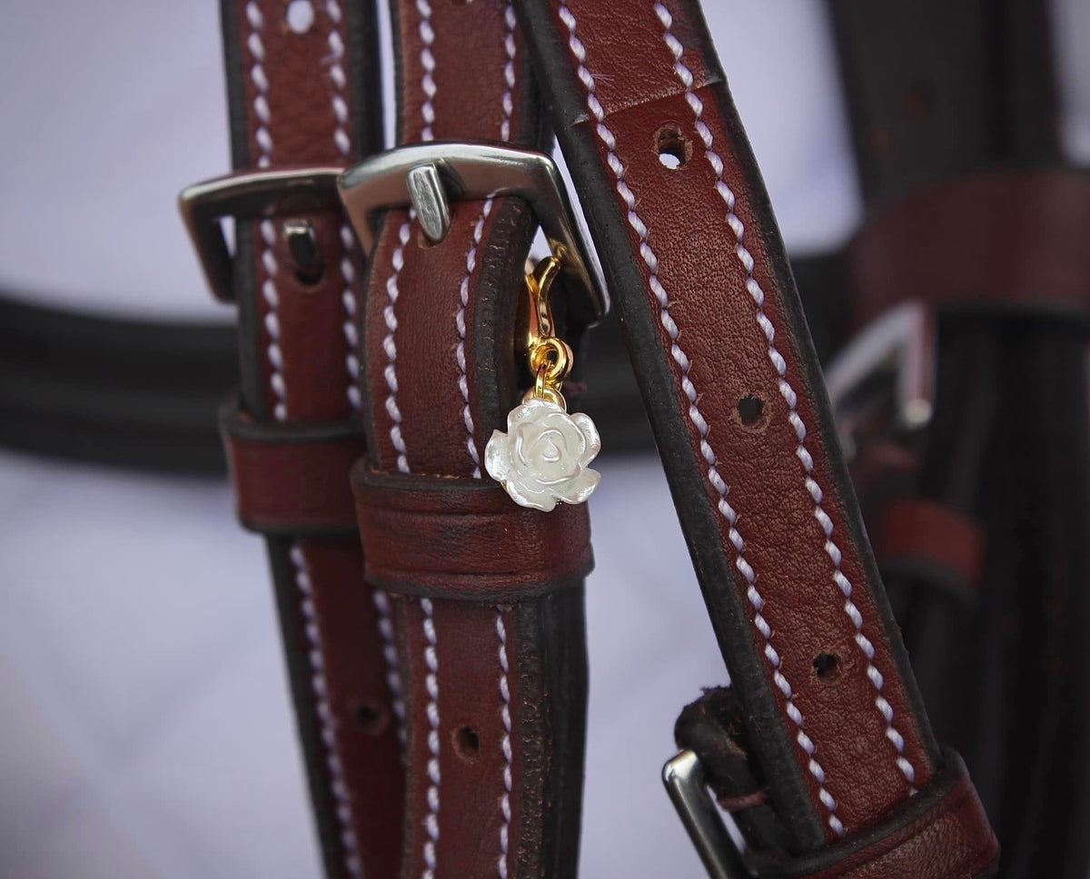 Fina's Lucky Charm charm Rose Fina's Lucky Charm equestrian team apparel online tack store mobile tack store custom farm apparel custom show stable clothing equestrian lifestyle horse show clothing riding clothes horses equestrian tack store