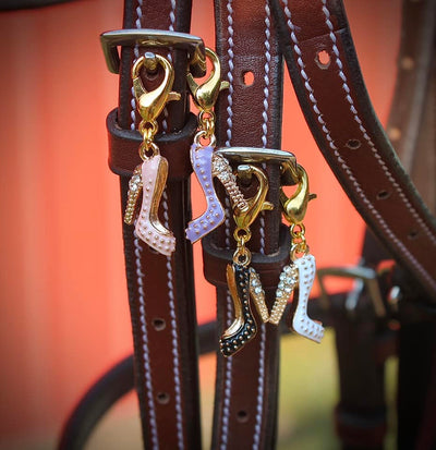 Fina's Lucky Charm charm Stiletto (Pink) Fina's Lucky Charm equestrian team apparel online tack store mobile tack store custom farm apparel custom show stable clothing equestrian lifestyle horse show clothing riding clothes horses equestrian tack store