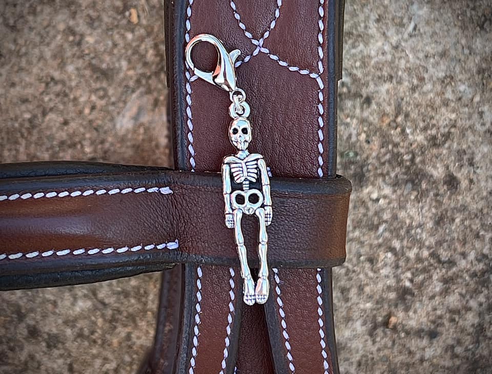 Fina's Lucky Charm charm Skeleton Fina's Lucky Charm equestrian team apparel online tack store mobile tack store custom farm apparel custom show stable clothing equestrian lifestyle horse show clothing riding clothes horses equestrian tack store