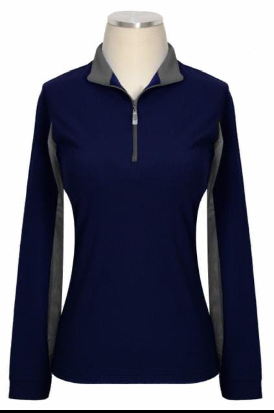 EIS Youth Shirt Navy/Grey EIS- Sun Shirts Youth Small 4-6 equestrian team apparel online tack store mobile tack store custom farm apparel custom show stable clothing equestrian lifestyle horse show clothing riding clothes ETA Kids Equestrian Fashion | EIS Sun Shirts horses equestrian tack store