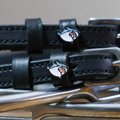 ManeJane Spur Straps Spur Straps- Wild Shark equestrian team apparel online tack store mobile tack store custom farm apparel custom show stable clothing equestrian lifestyle horse show clothing riding clothes ManeJane Frogger Spur Straps horses equestrian tack store