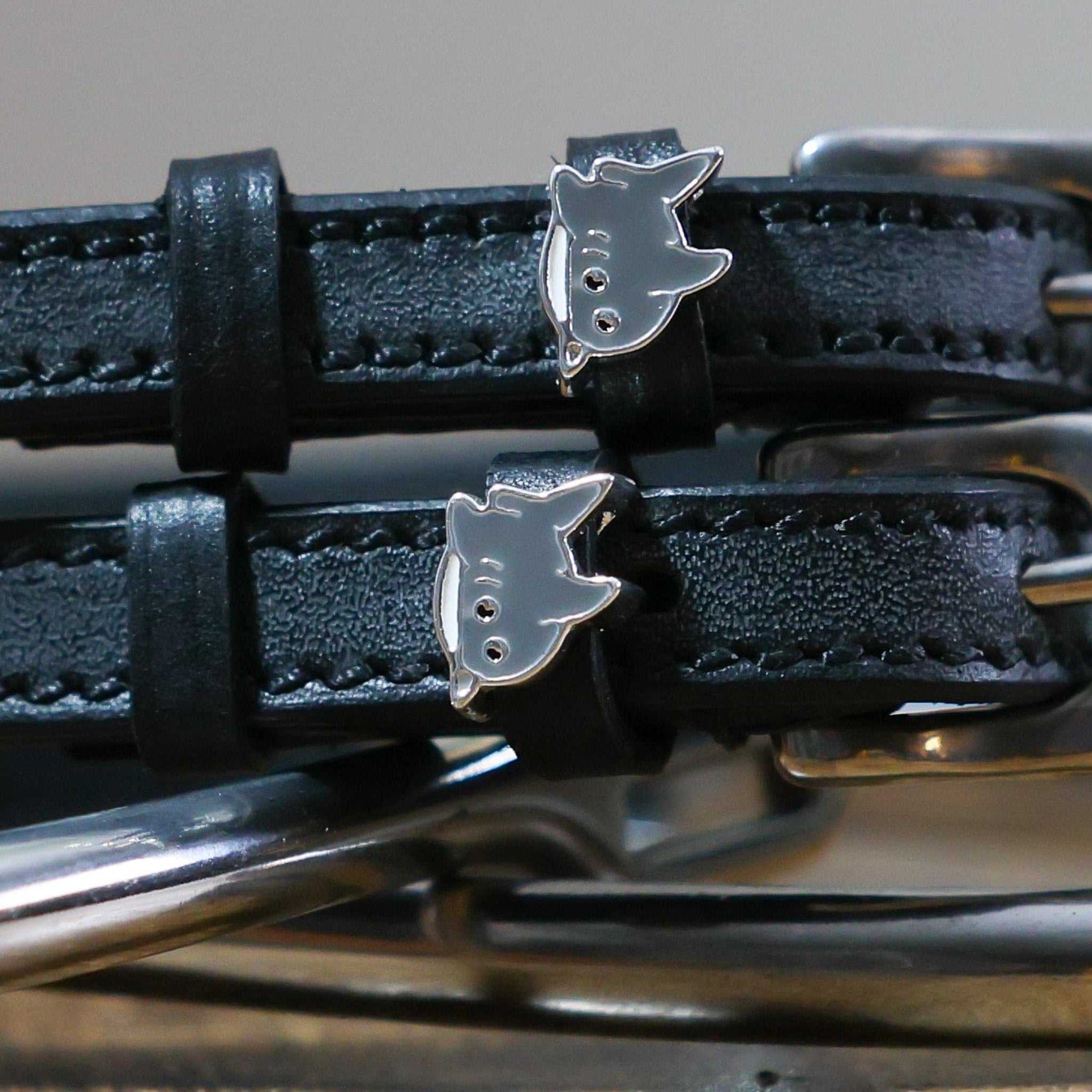 ManeJane Spur Straps Spur Straps- Shark equestrian team apparel online tack store mobile tack store custom farm apparel custom show stable clothing equestrian lifestyle horse show clothing riding clothes ManeJane Blue Shark Spur Straps horses equestrian tack store