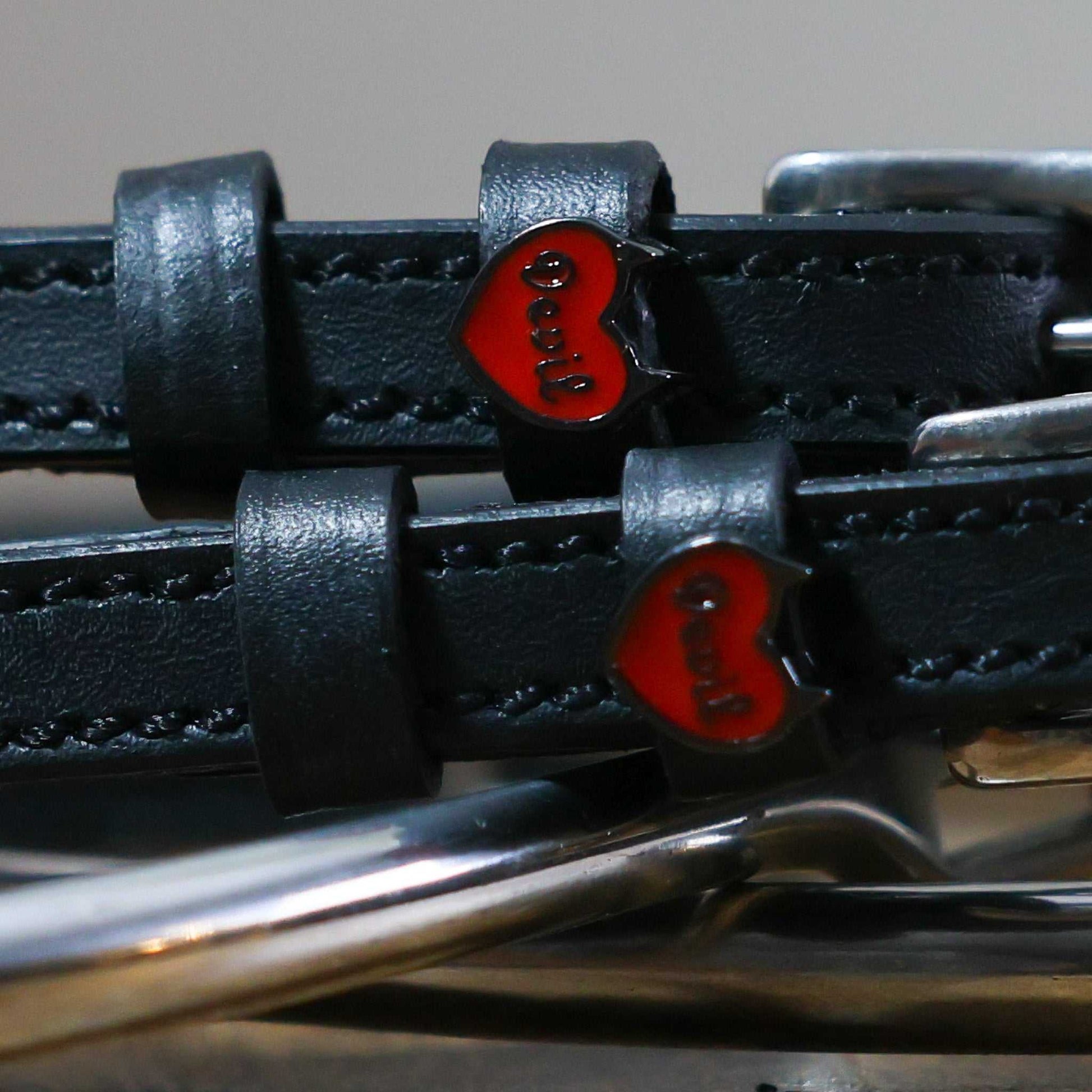 ManeJane Spur Straps Spur Straps- Devil Heart equestrian team apparel online tack store mobile tack store custom farm apparel custom show stable clothing equestrian lifestyle horse show clothing riding clothes ManeJane Frogger Spur Straps horses equestrian tack store